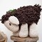 DIY Crochet Kit by Hoooked Sheep Robby Tabaco Brown PAK211-39
